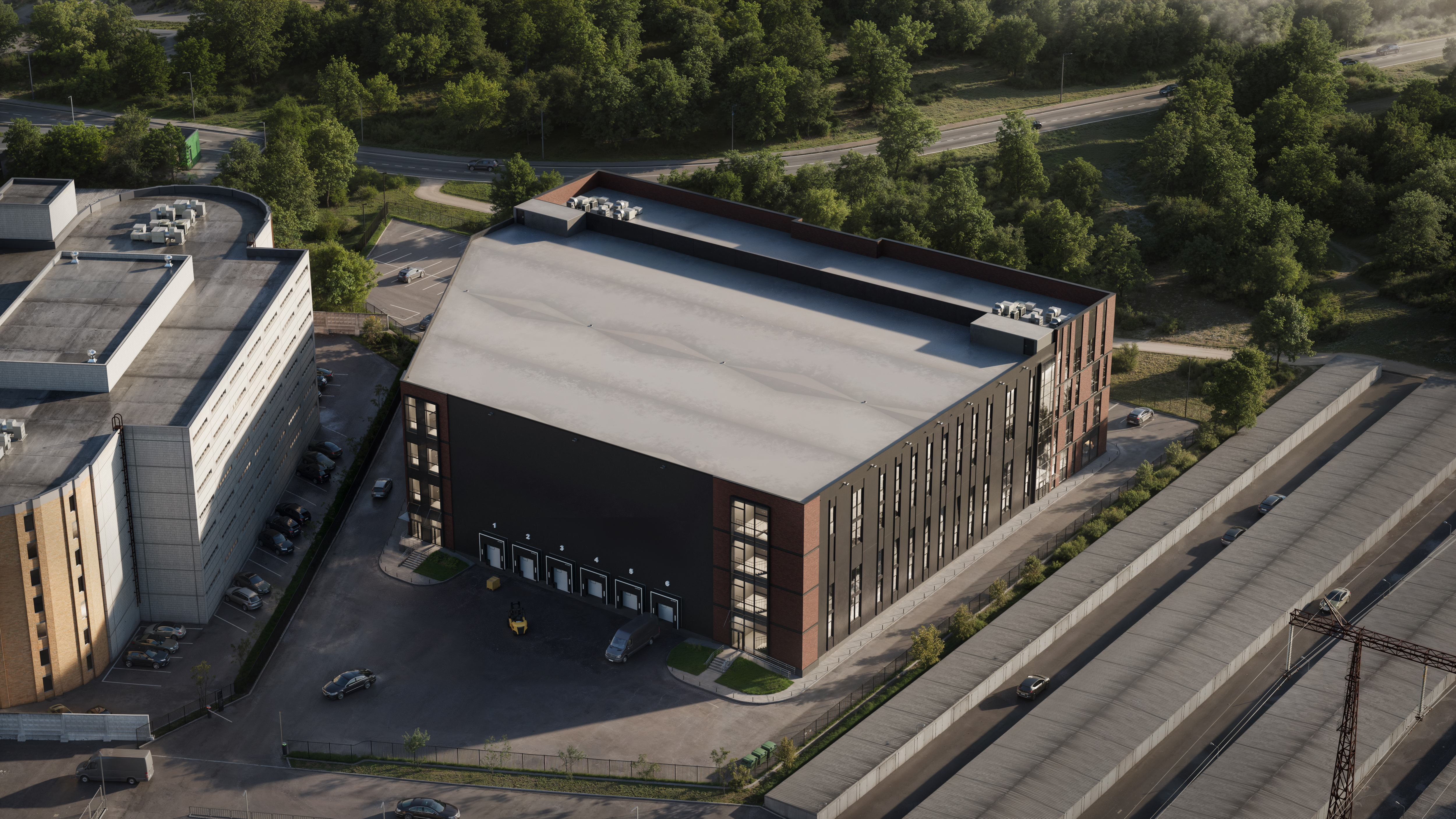 Производственный блок, 3 067,05 м²